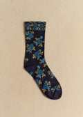 Chaussettes Lio - Fleurs Bleues
