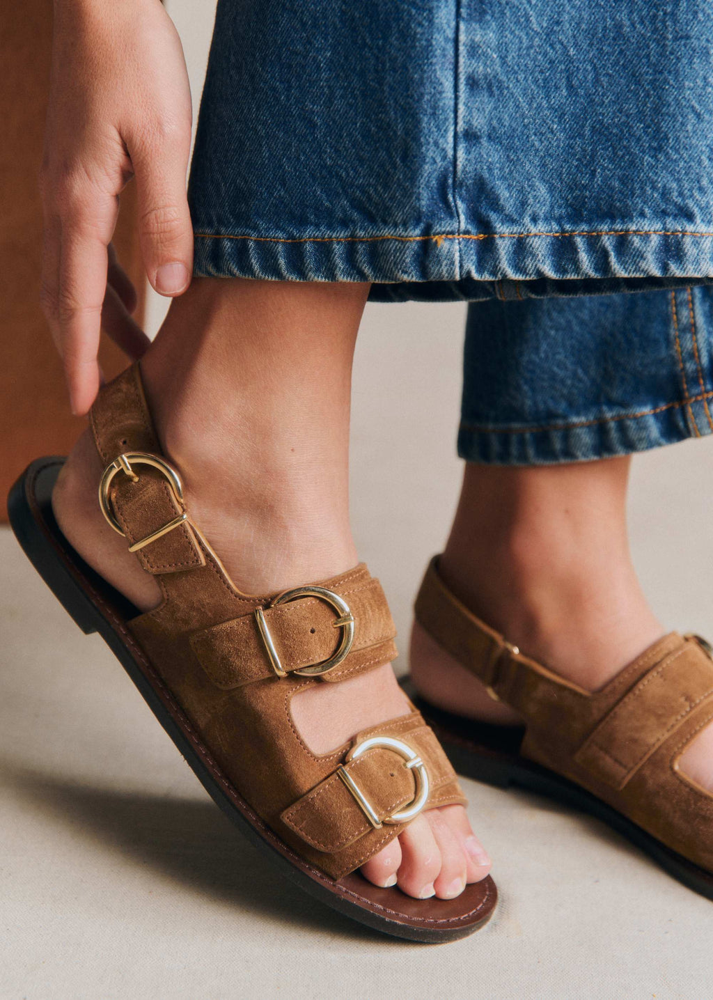 Sandales Low Maia - Taupe Kaki