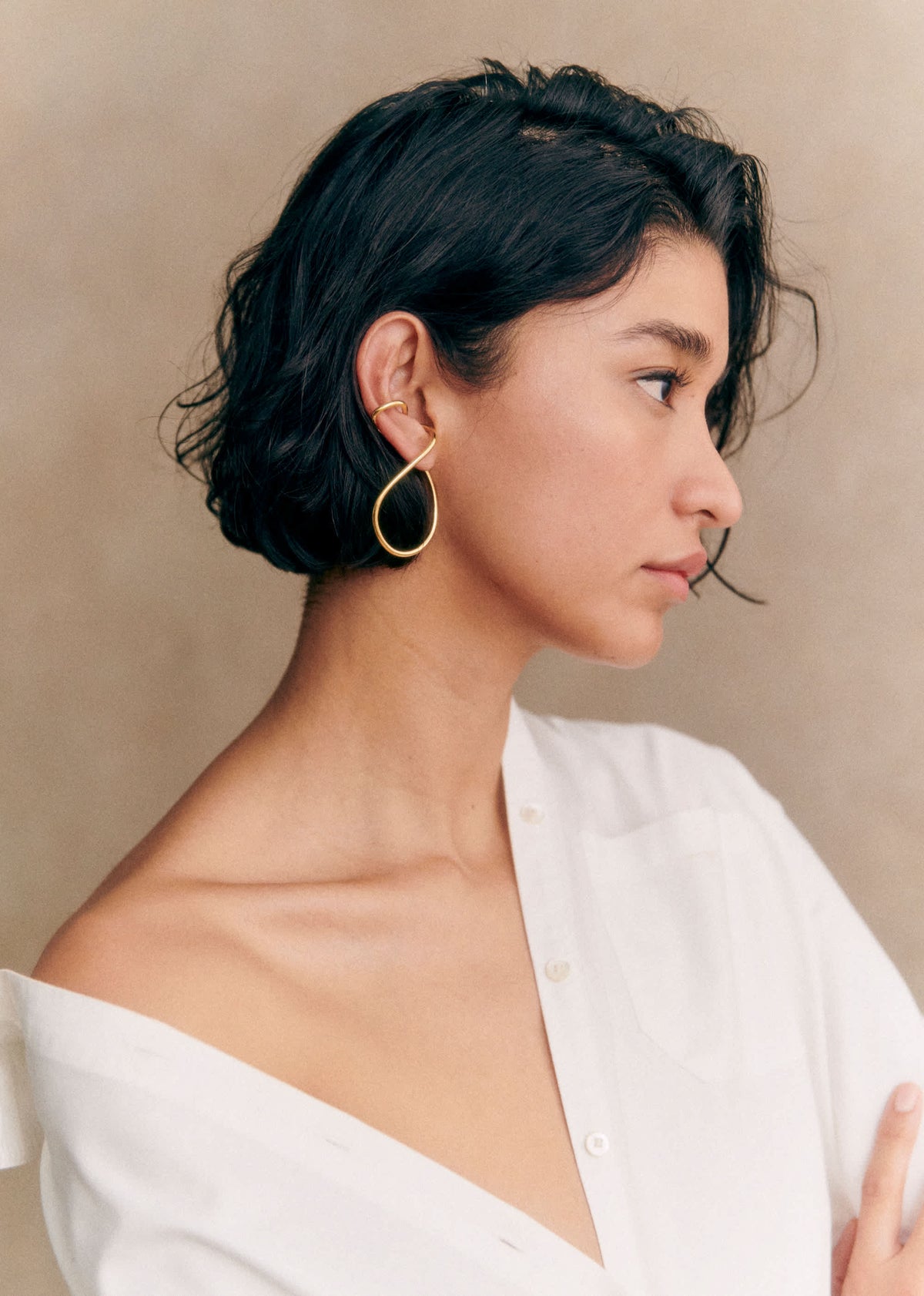 Boucles d'oreilles Tessa - Doré
