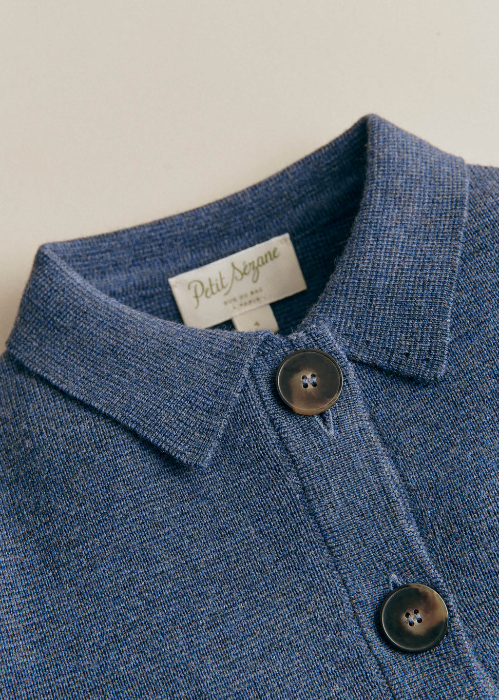 Gilet Betty - Bleu Chiné