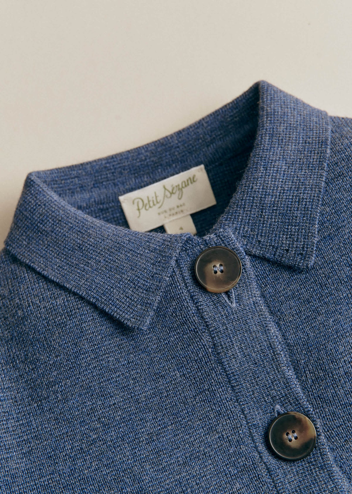 Gilet Betty - Bleu Chiné