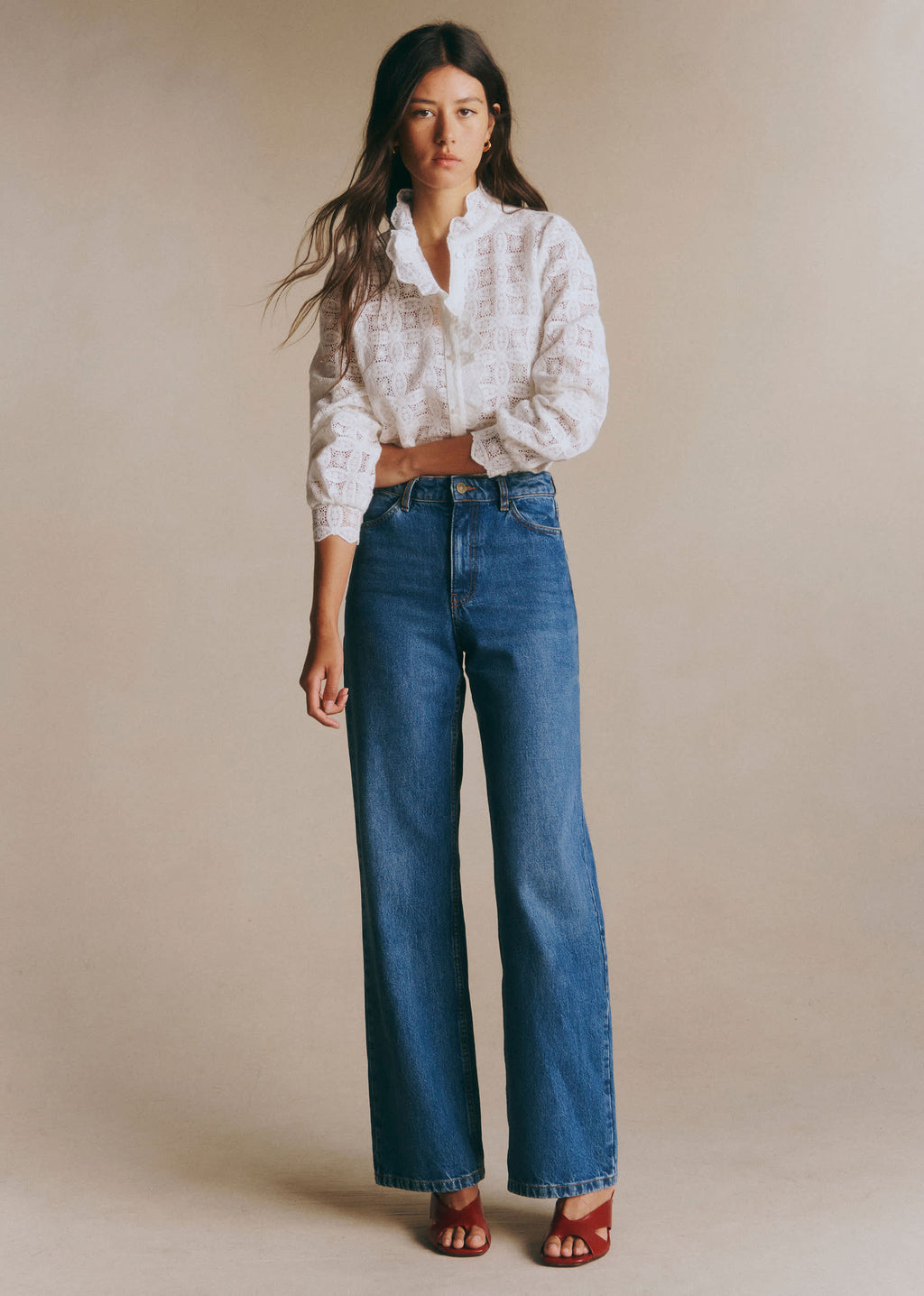 Chemise Chlo - Guipure Ecru