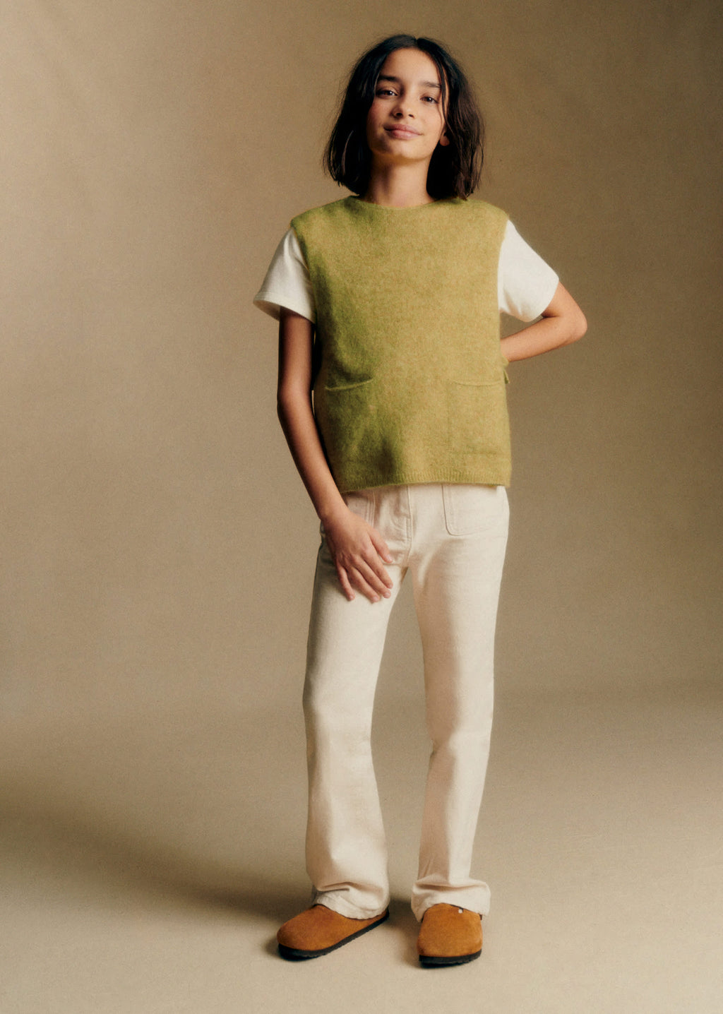 Pantalon Le 70's - Ecru Chiné