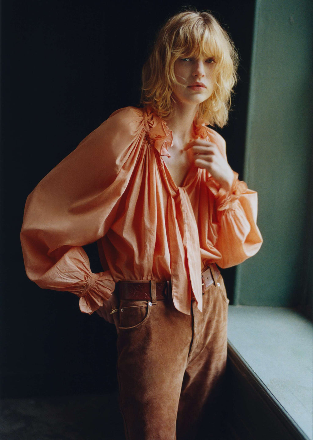 Blouse Batia - Pêche