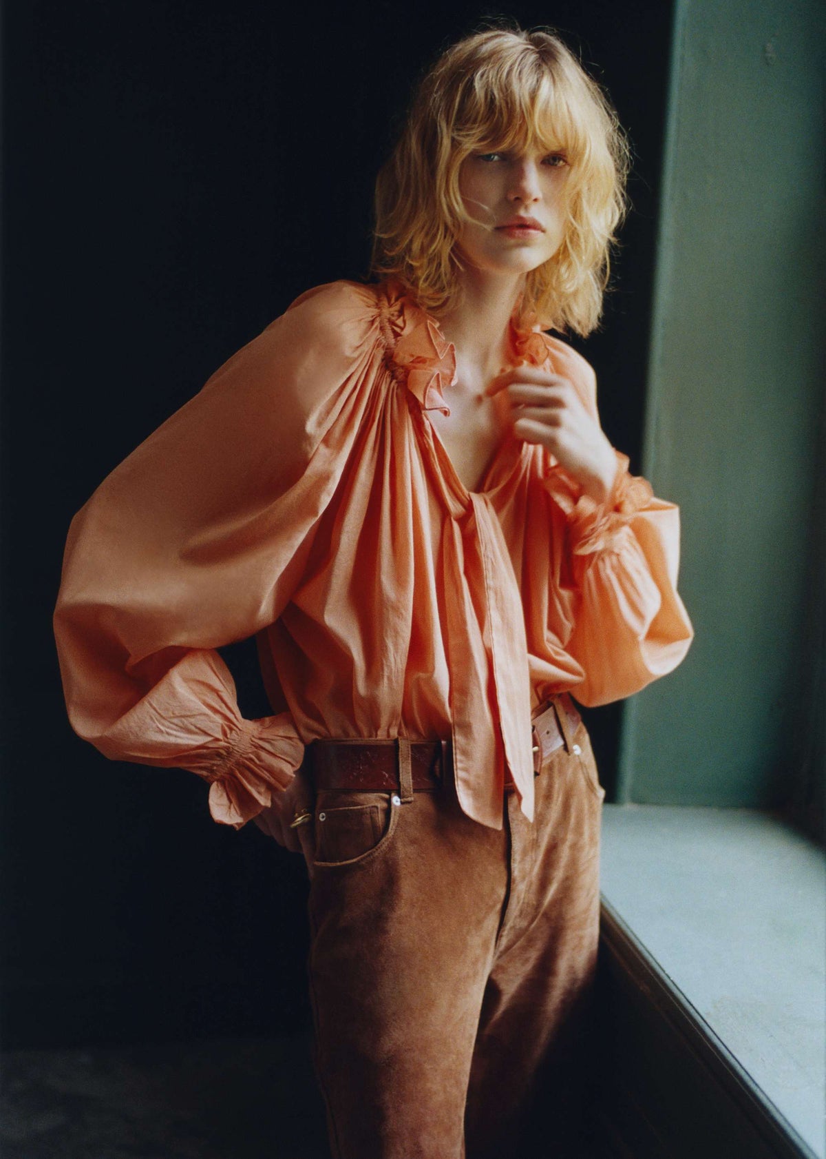 Blouse Batia - Pêche
