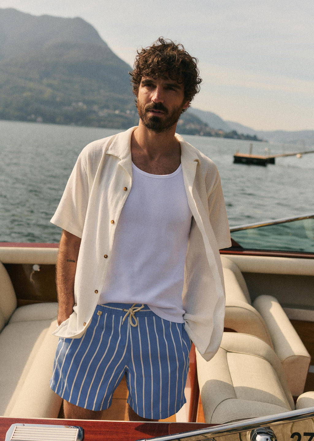 Chemise Holt Coton Lin - Blanc
