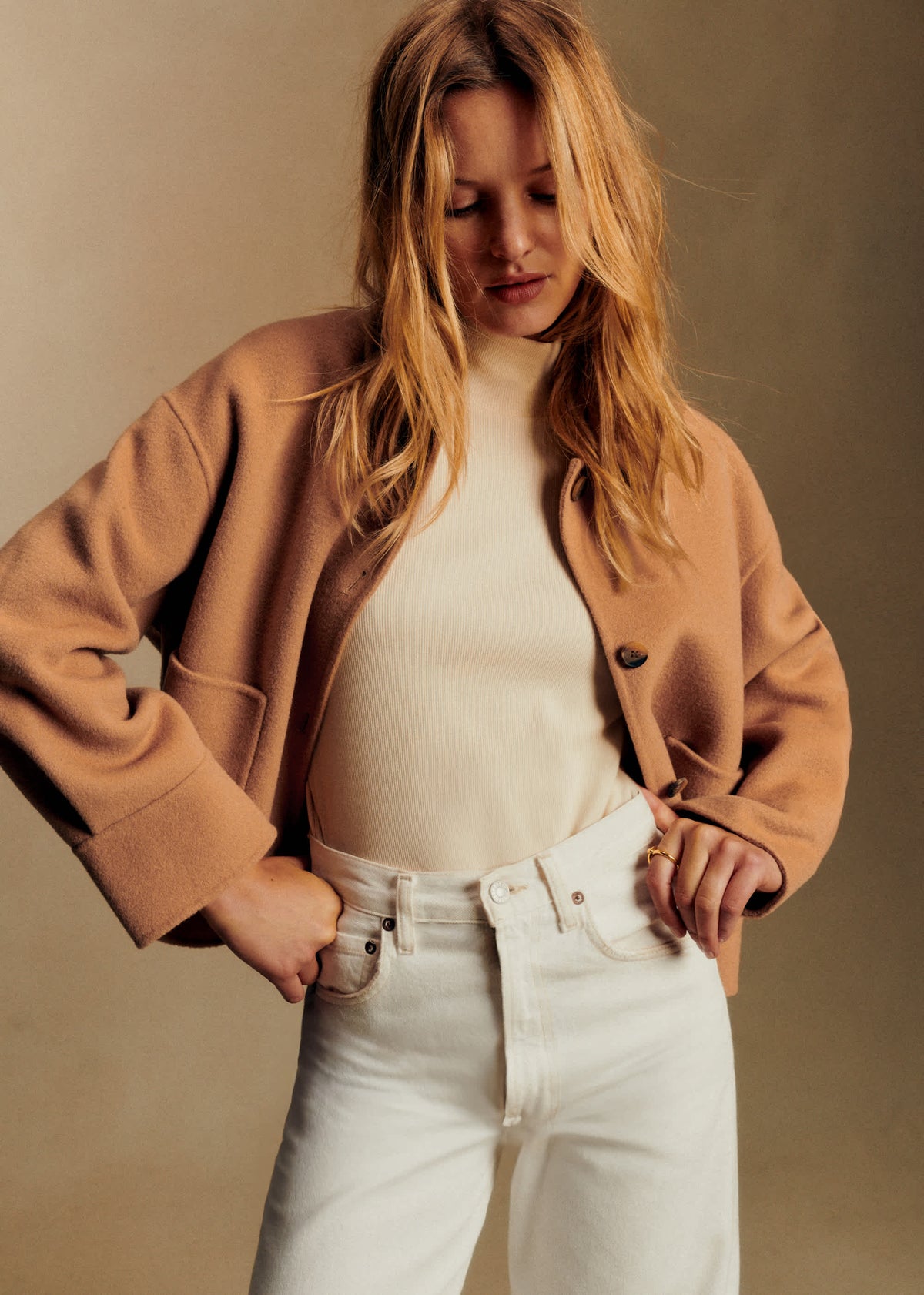 Veste Mia - Camel Clair
