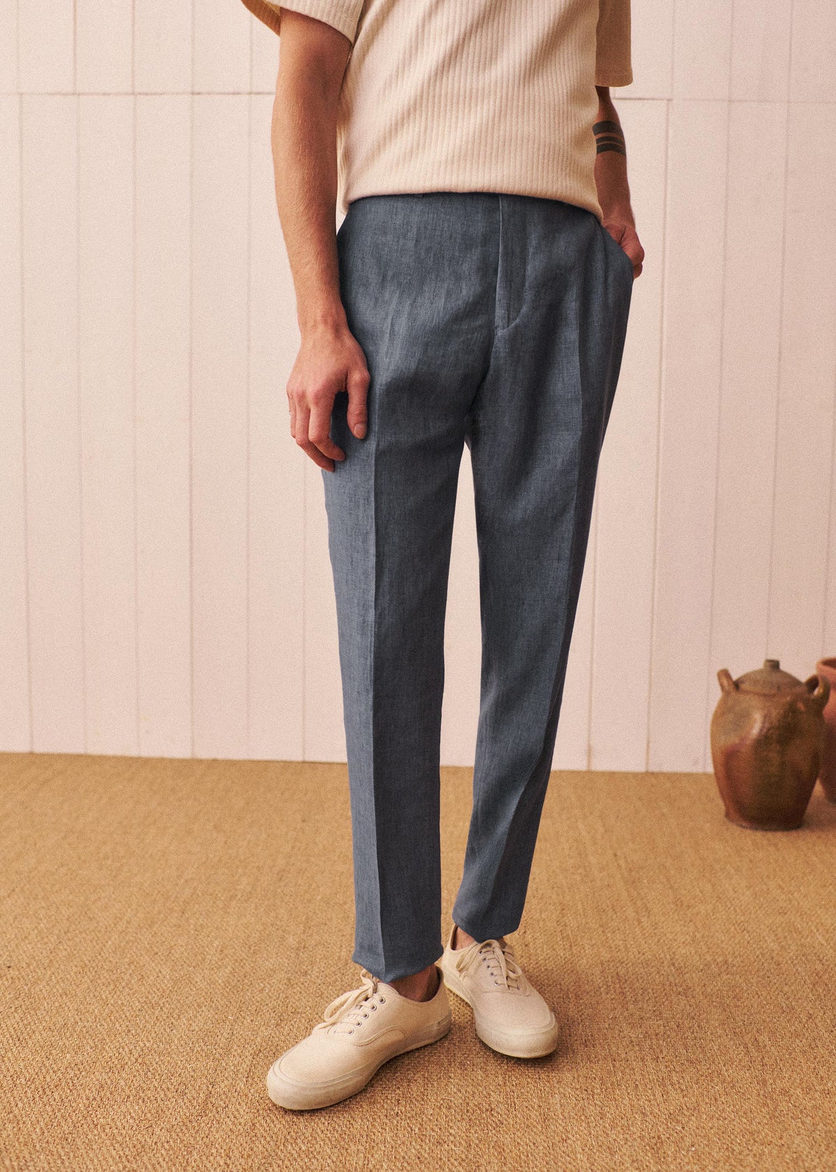 Pantalon Deon - Bleu Délavé