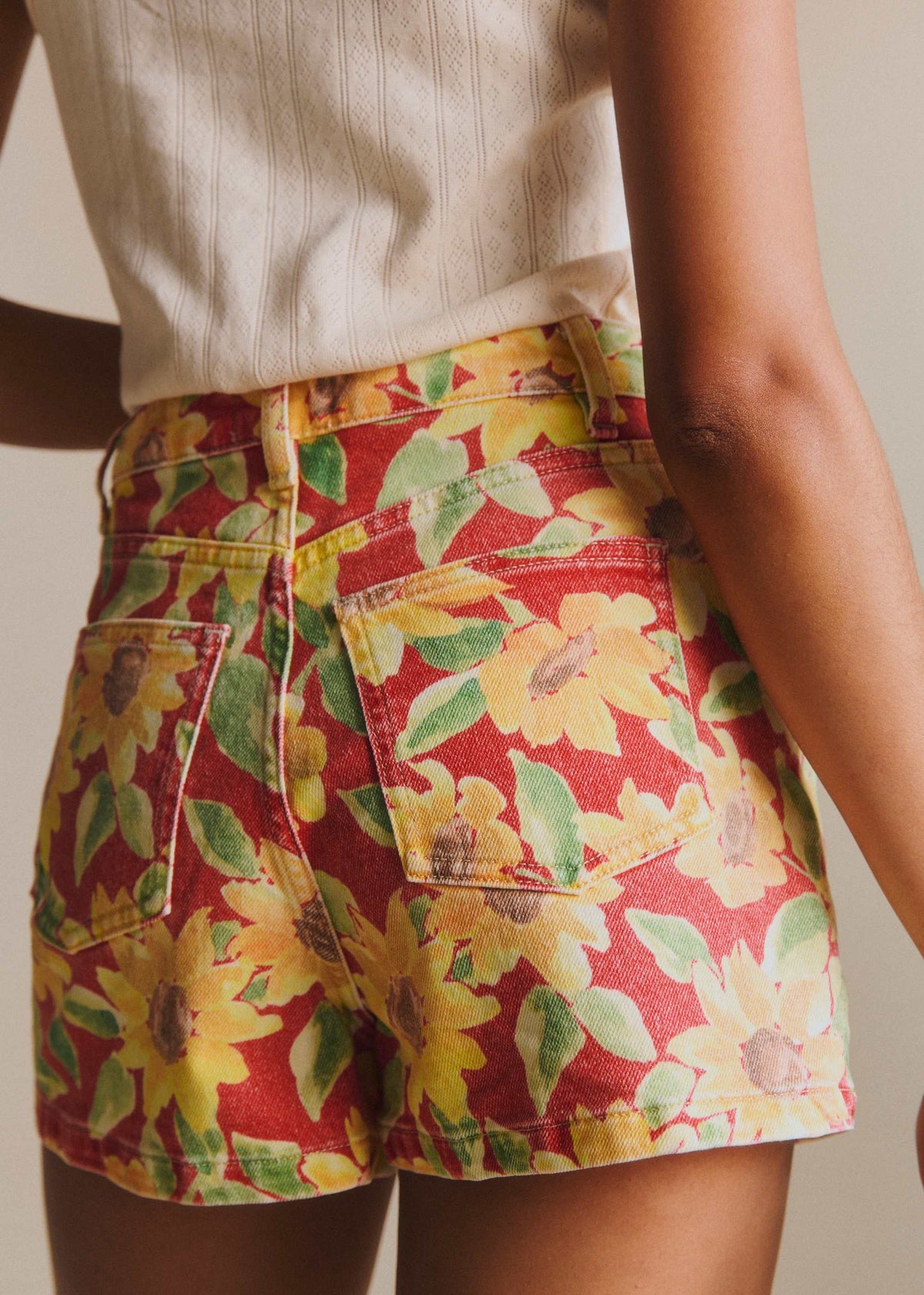 Short Le City - Imprimé Tournesol