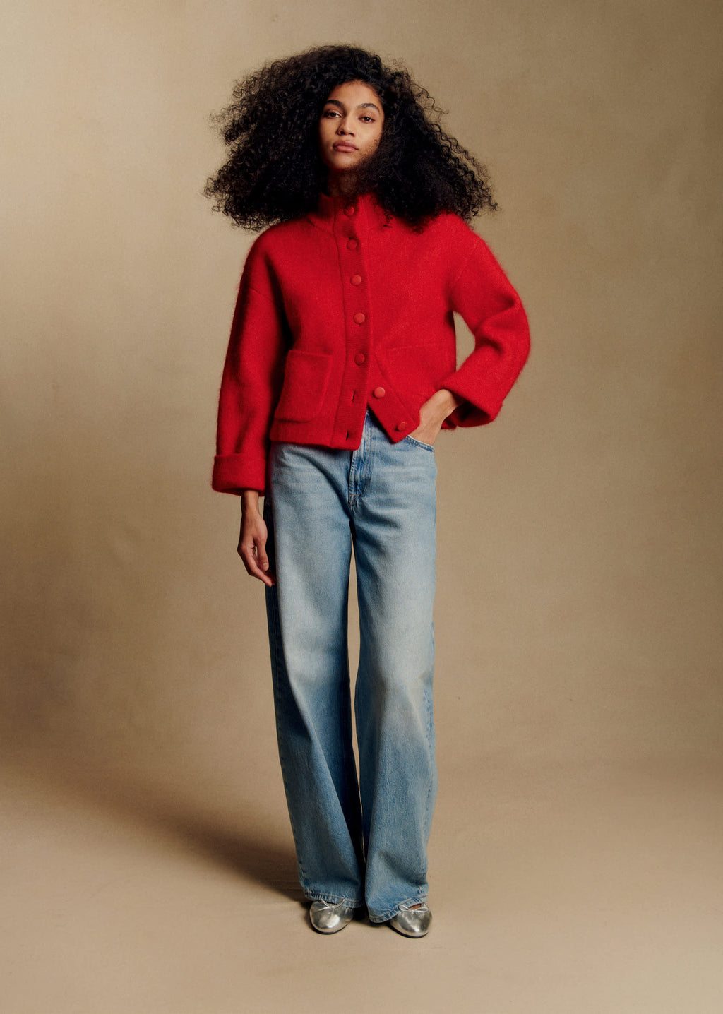 Veste Thais - Rouge