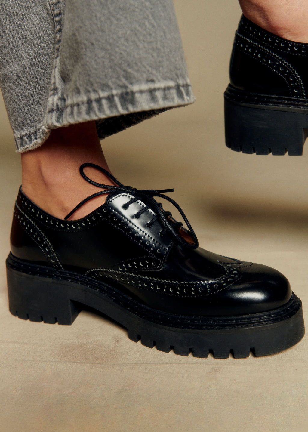 Derbies Jacob - Noir Glacé