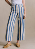 Le Crop - Rayures Parasol Creme Bleu