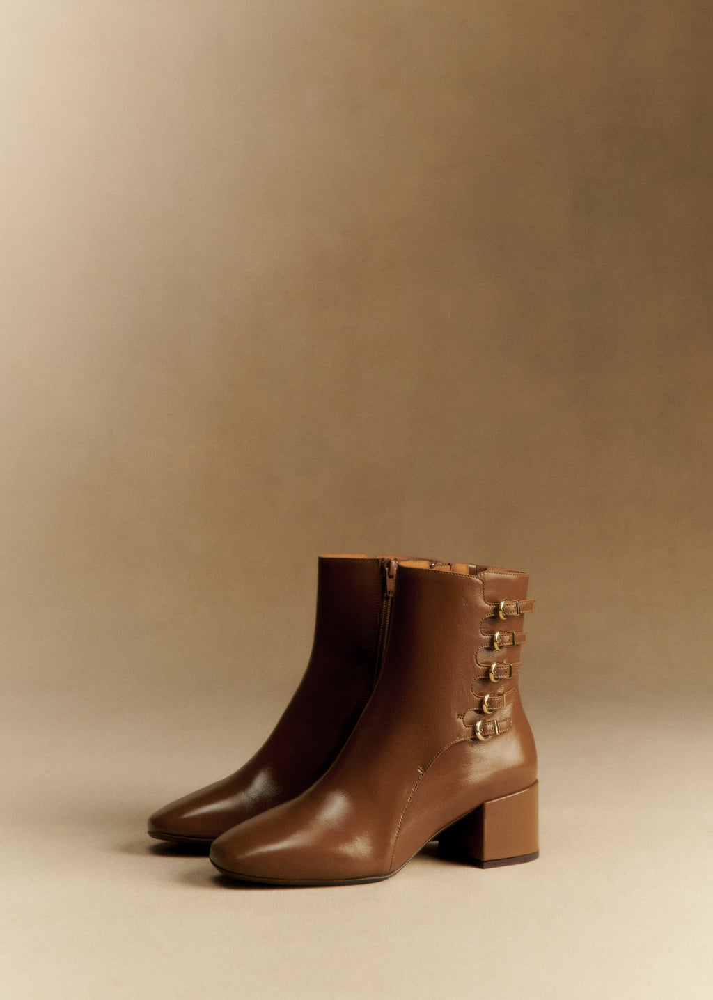 Bottines Leonie - Taupe Vernis