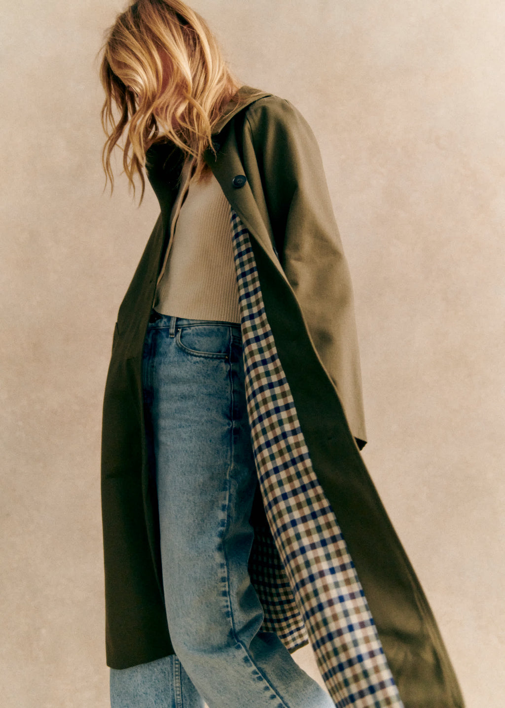 Manteau Clyde - Kaki Foncé