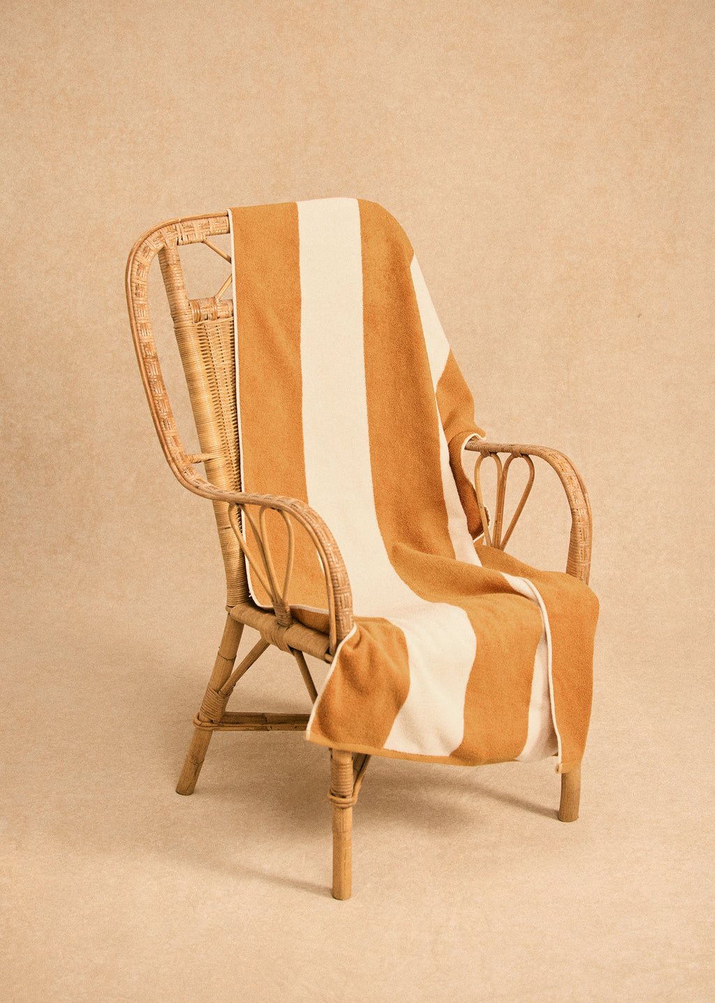 Serviette de Plage Positano - Ocre / Écru