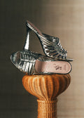 Sandales Lucie - CFM Souliers x Editions Sézane - Serpent argent