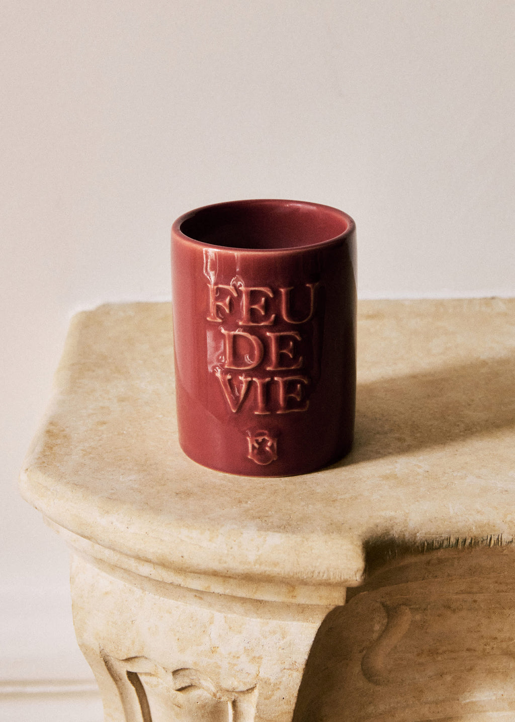 Bougie Feu de vie - L' Ambre - Framboise