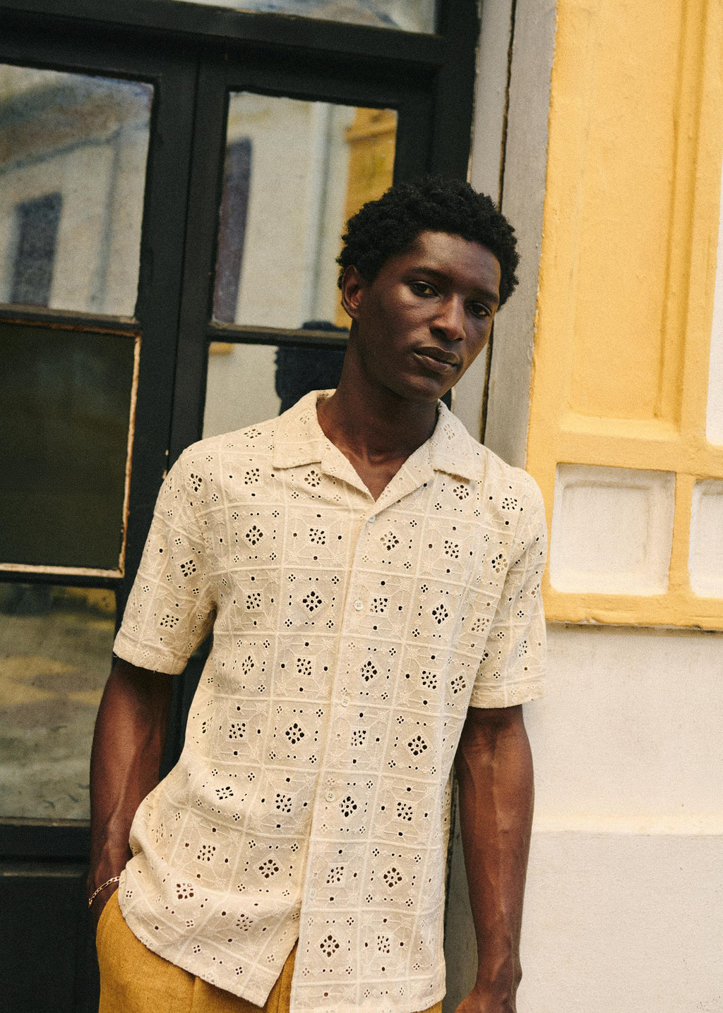 Chemise Holt - Naturel Broderie Écrue