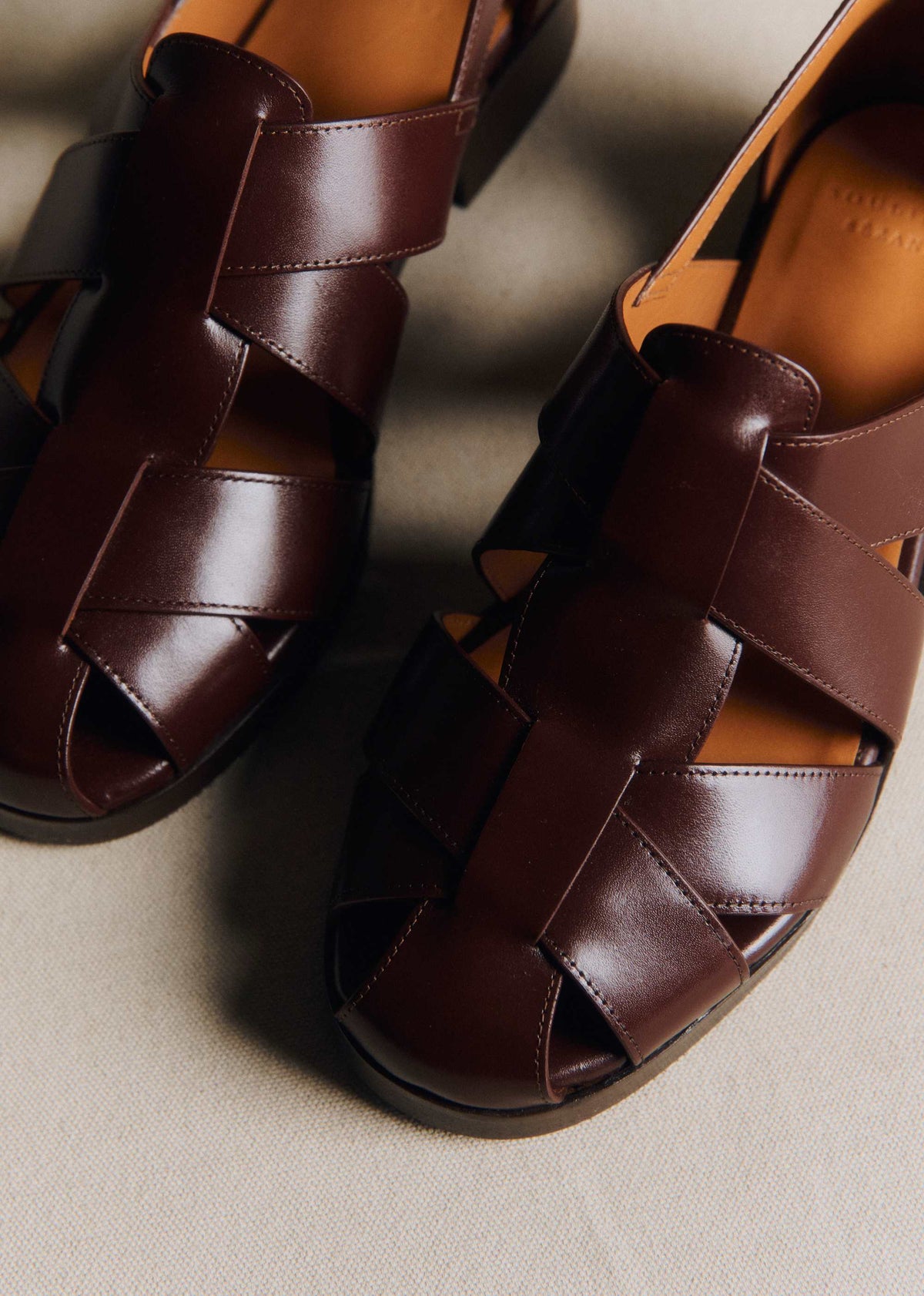 Sandales low Nellie - Chocolat Glacé