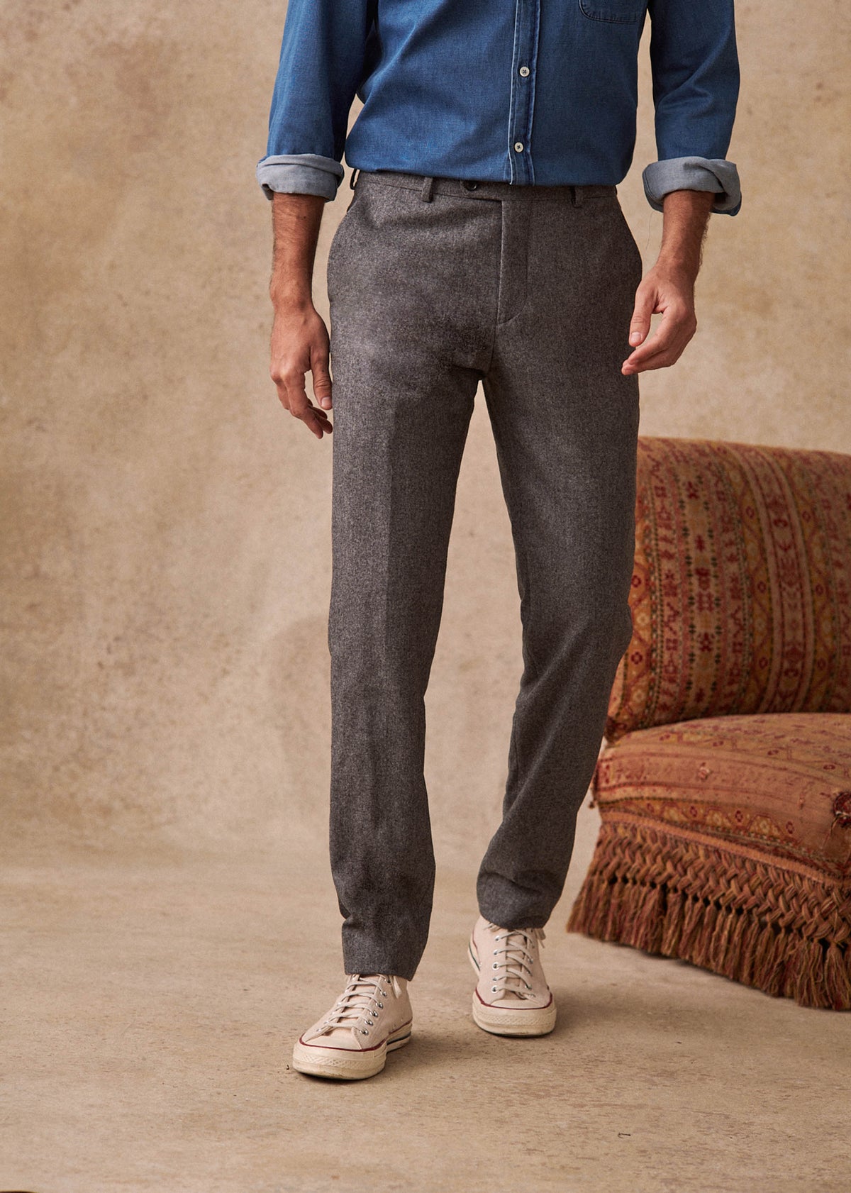 Pantalon Carl - Gris Clair