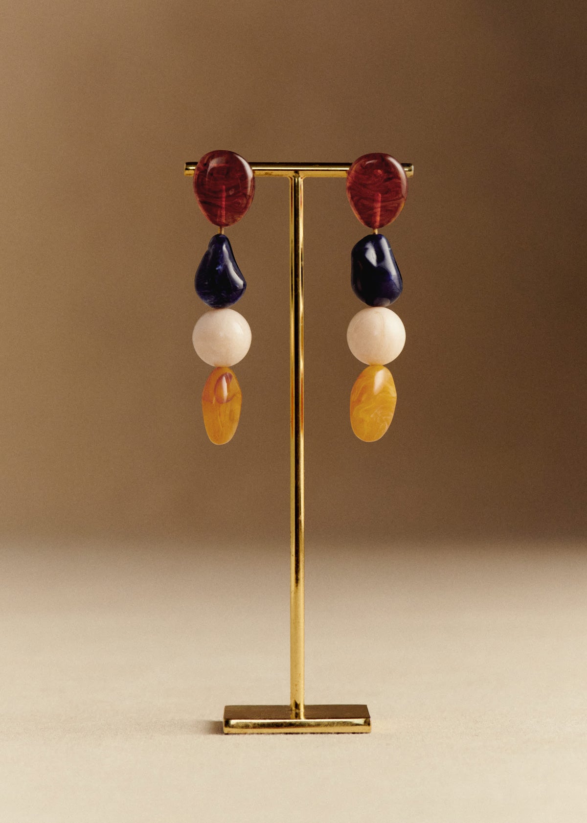Boucles d'oreilles Sabrina - Bleu Multi