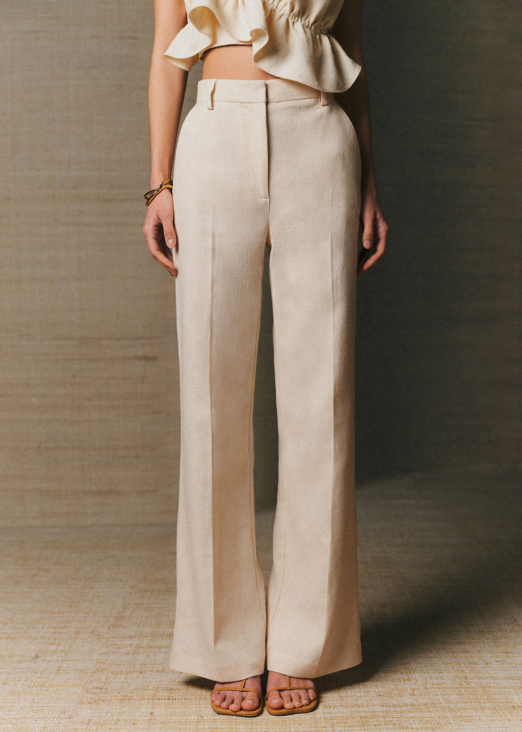 Pantalon Eliel - Crème