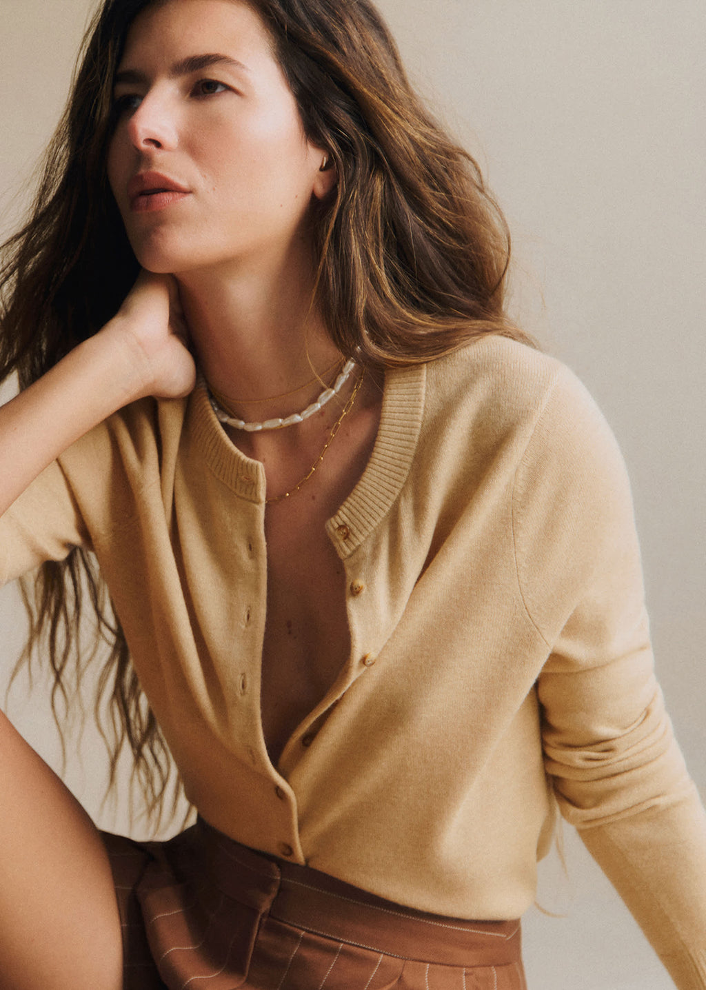 Gilet Lisa - Naturel