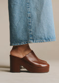 Mules high Callie - Moka Vintage