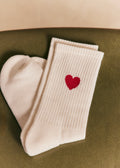 Chaussettes Eli - Coeur Chamade Rouge