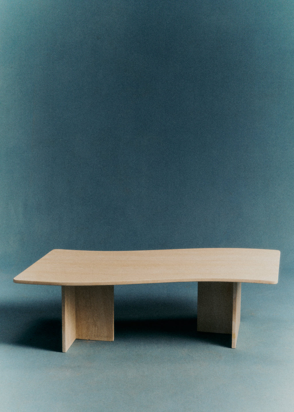 Table basse en travertin vintage - Travertin