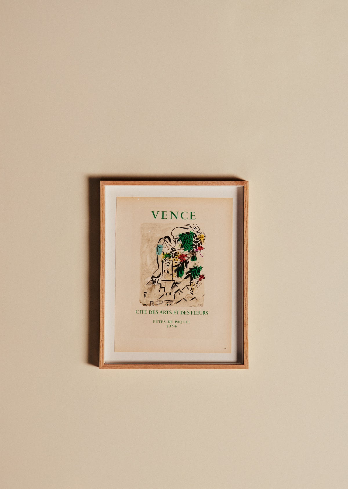 Affichette Mourlot de Chagall - N°7