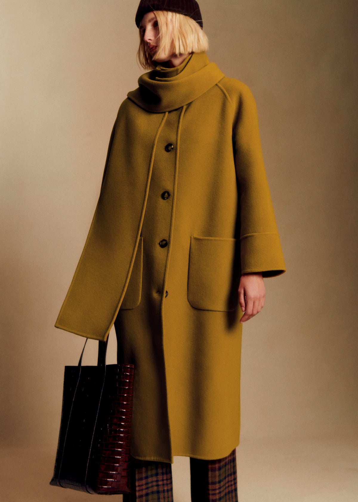 Manteau Kais - Moutarde
