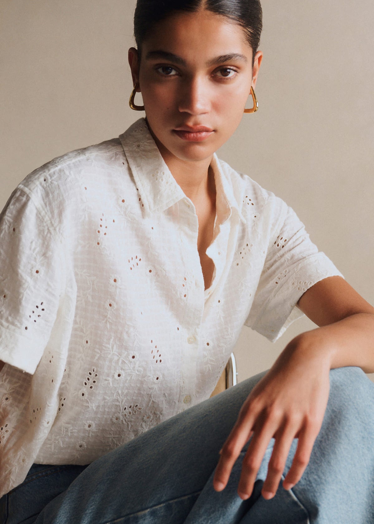 Chemise Laurineta - Ecru