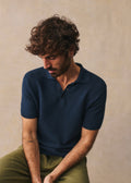 Polo Maille Simeone - Marine