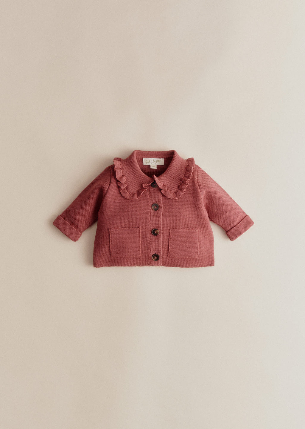 Gilet Betty Fantaisie - Bois de Rose Foncé