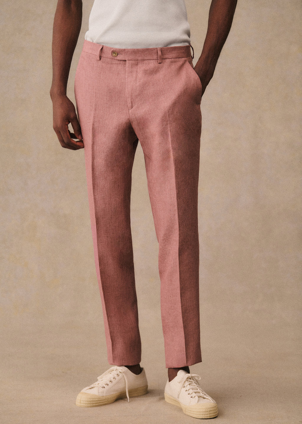 Pantalon Deon - Rose Chiné