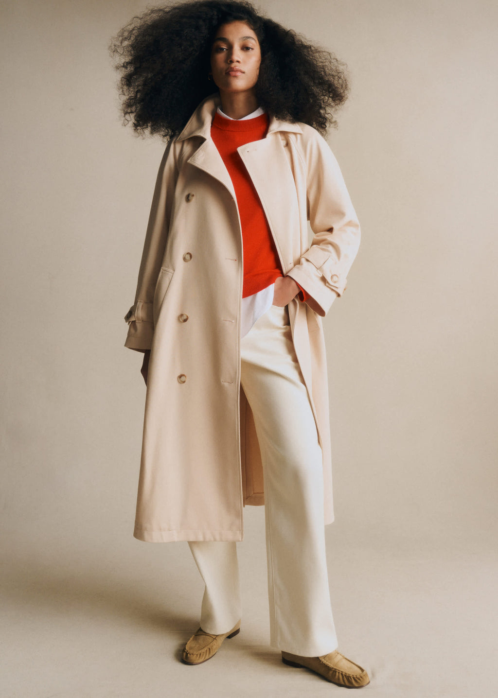 Manteau PIERCE - Beige Clair