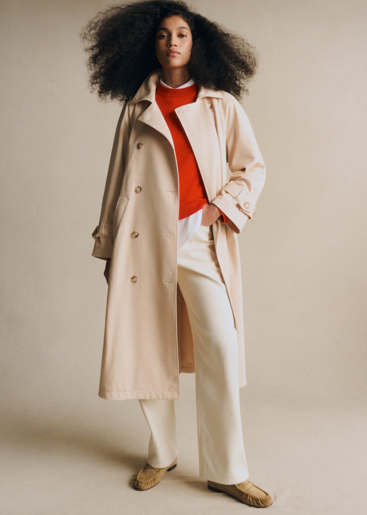 Manteau PIERCE - Beige Clair