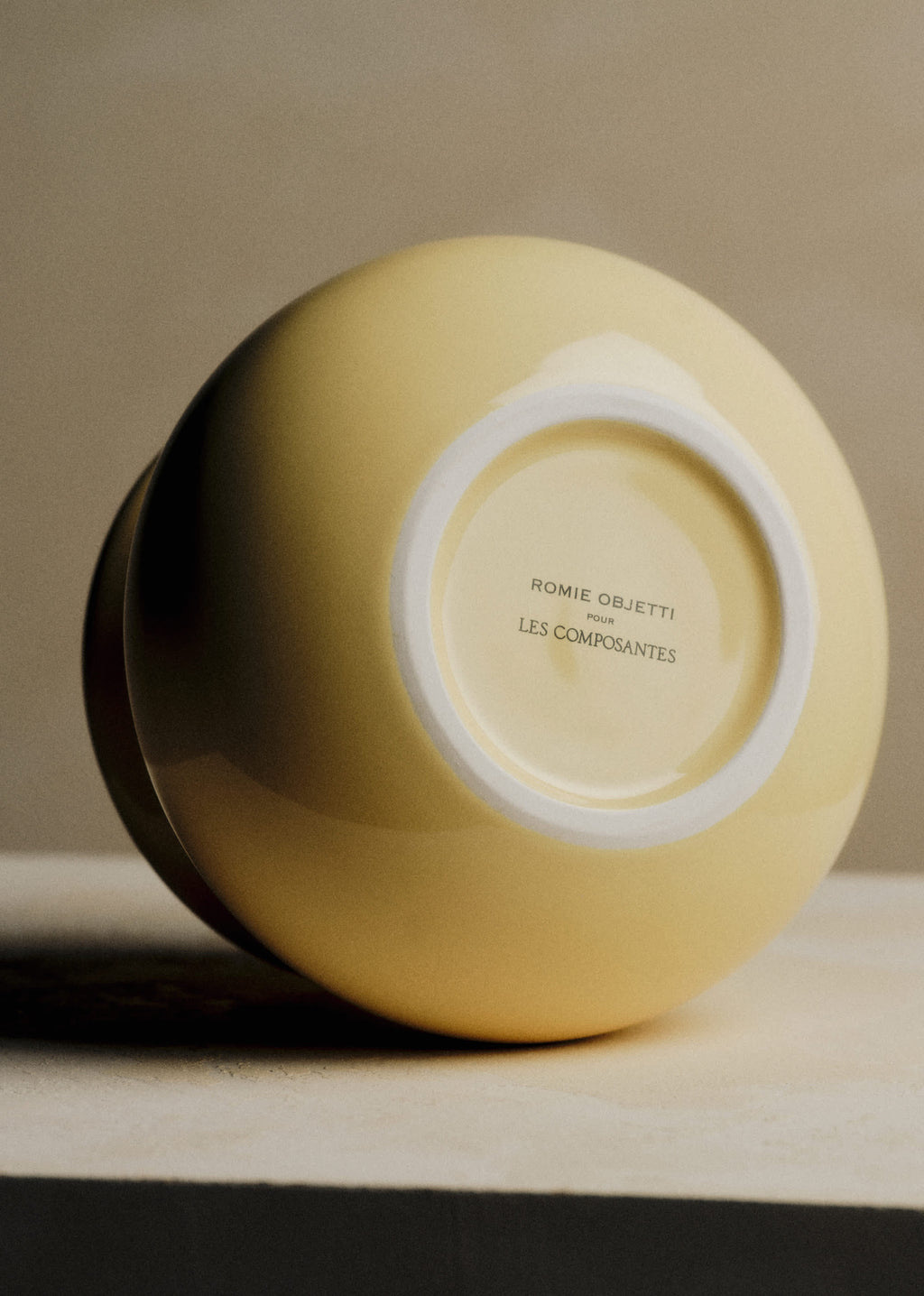 Vase Romie Objetti - Petit Modèle - Jaune