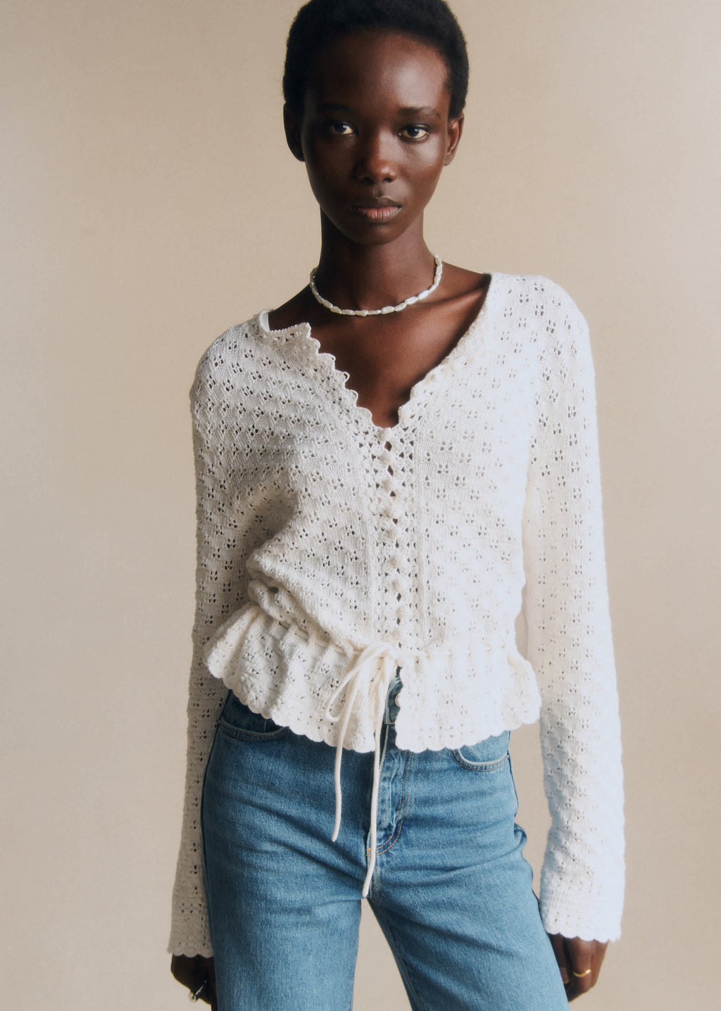 Collier Ludmilla - Nacré
