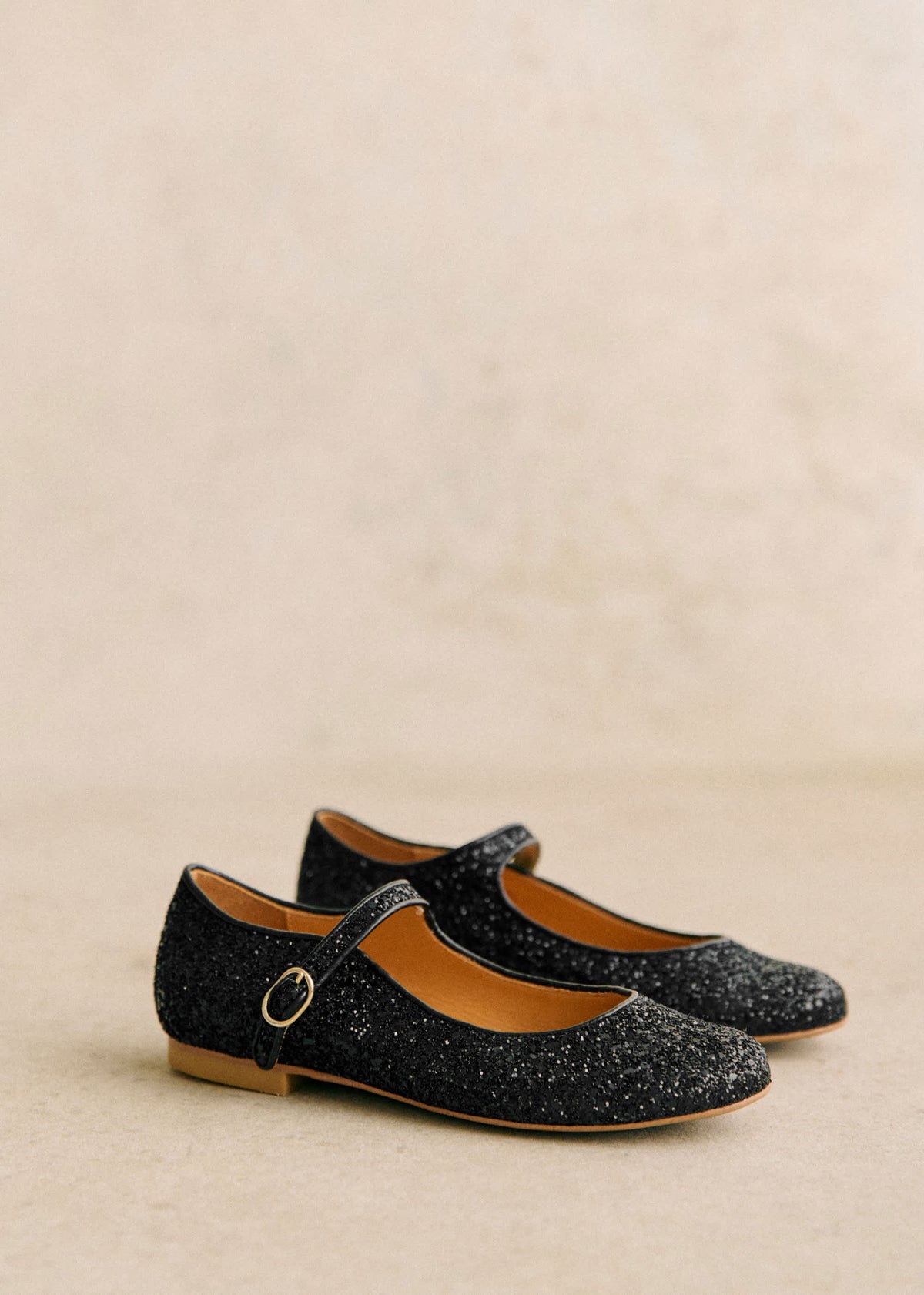 Ballerines Paula - Noir Paillette