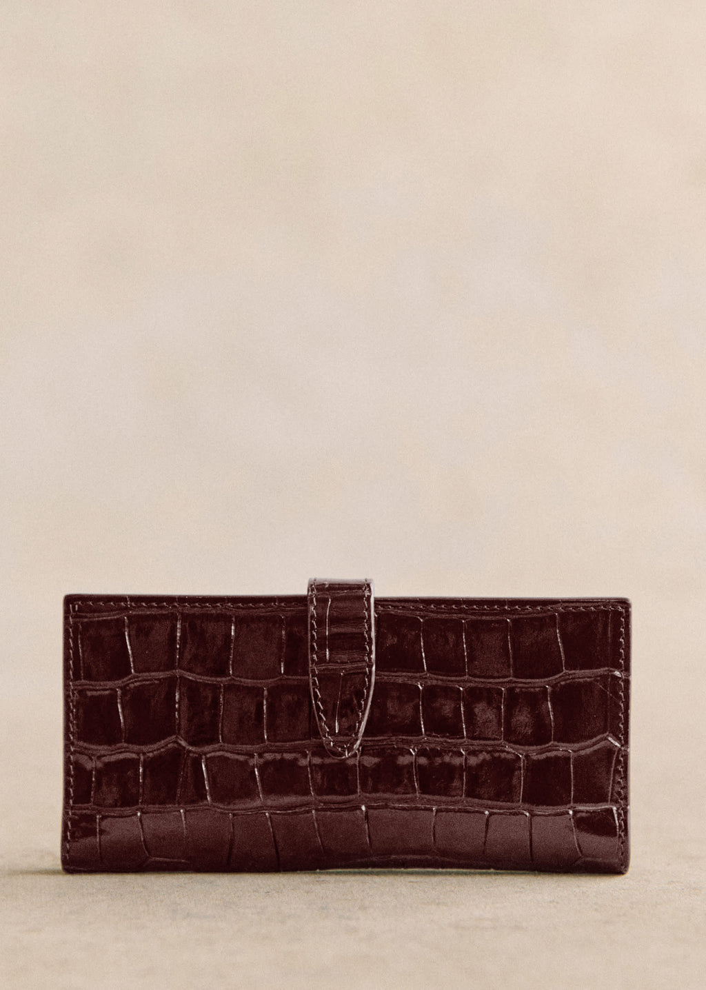Portefeuille Gino - Brun Croco
