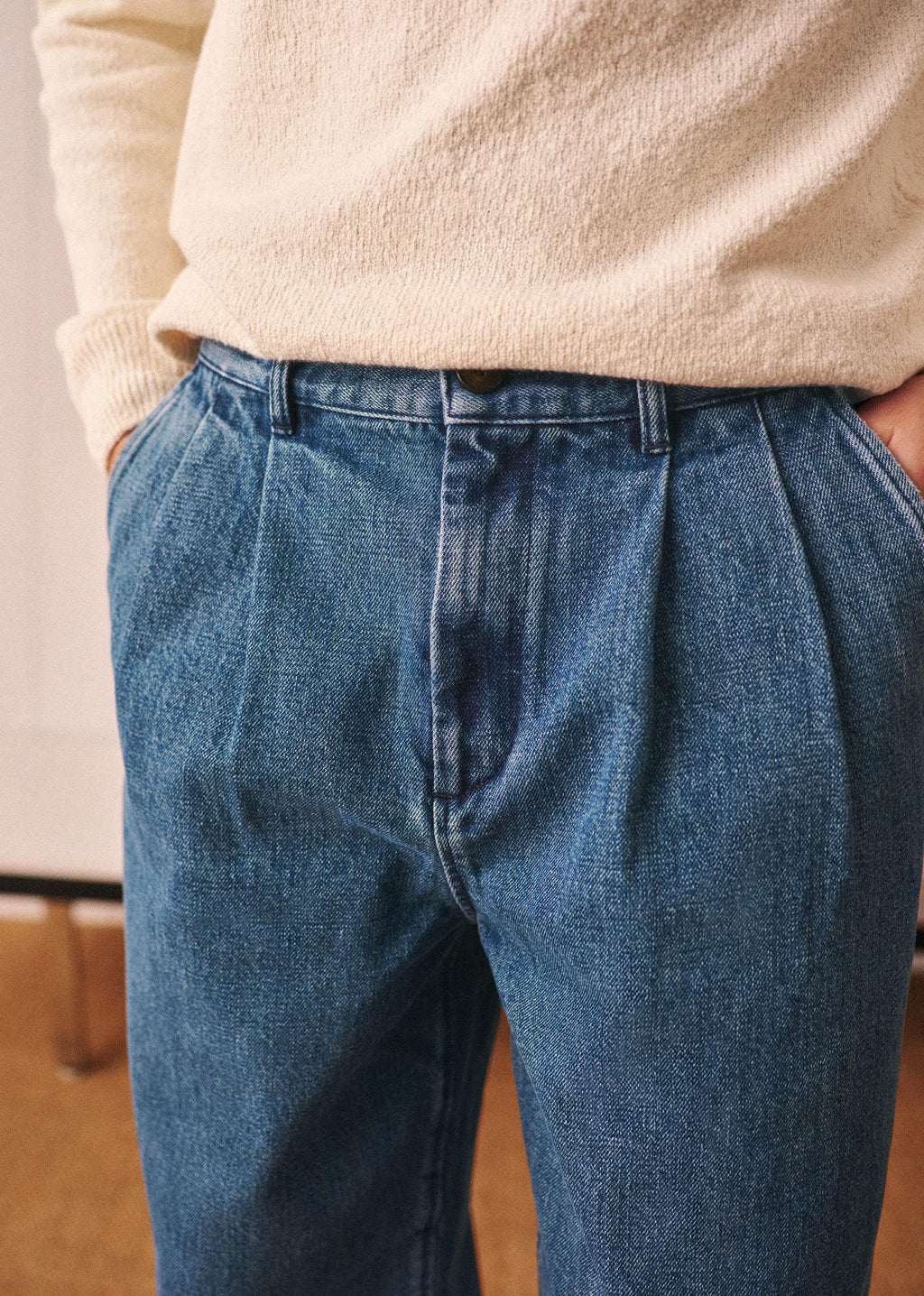 Pantalon Stewart - Denim bleu