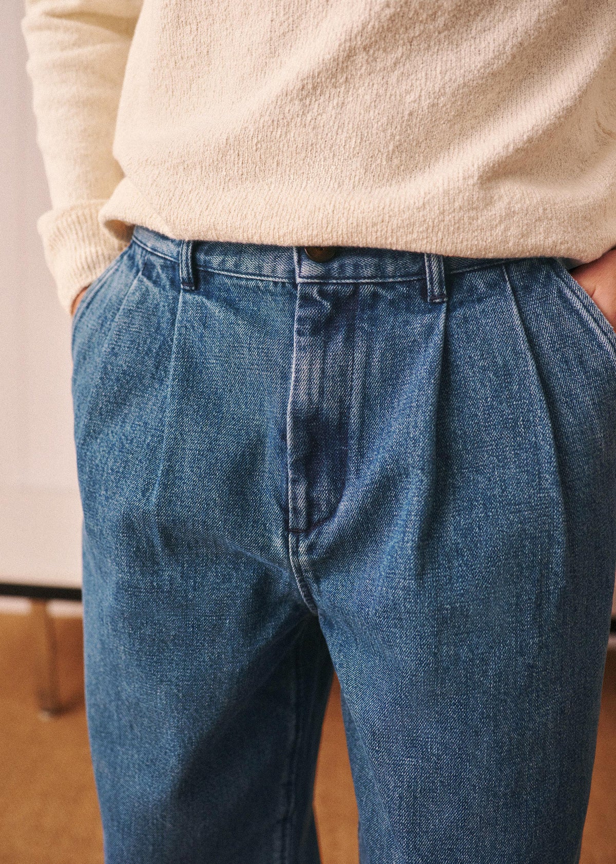 Pantalon Stewart - Denim bleu