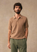 Polo Maille Sawyer - Beige Chiné
