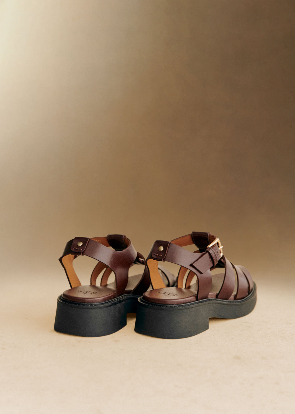 Sandales Low Allie - Chocolat Glacé