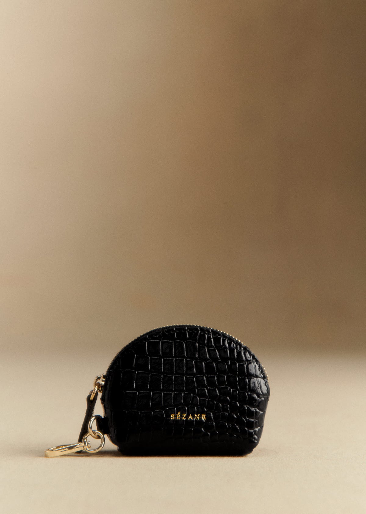 Porte-clés Sacha - Noir Croco