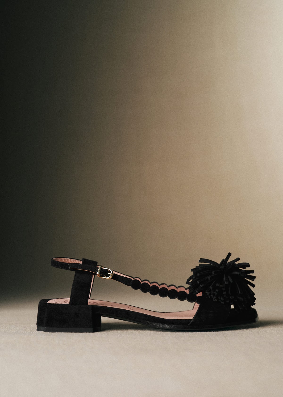 Sandales Émilie - CFM Souliers x Editions Sézane - Velours Noir