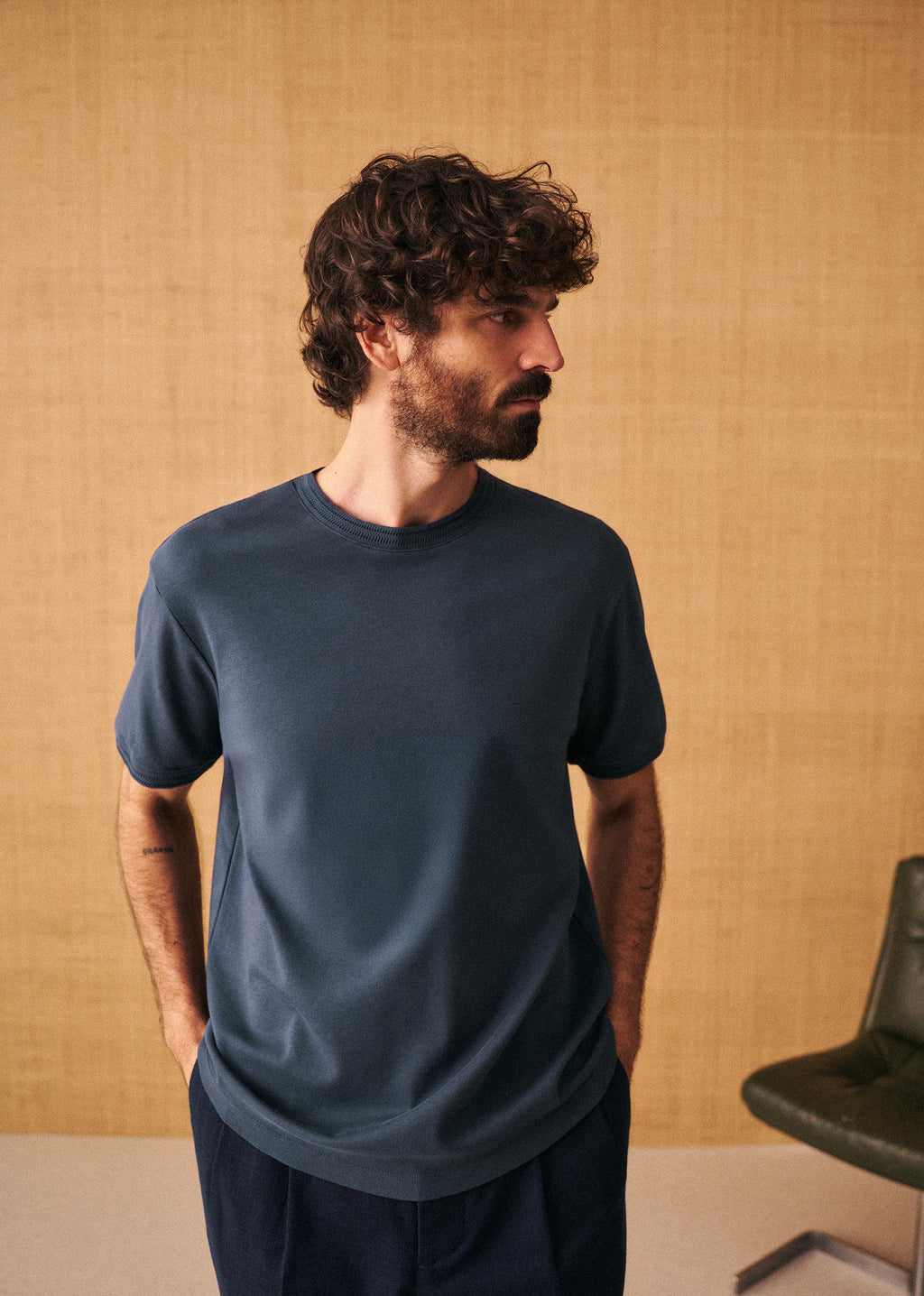 T-Shirt Aslan - Bleu Foncé