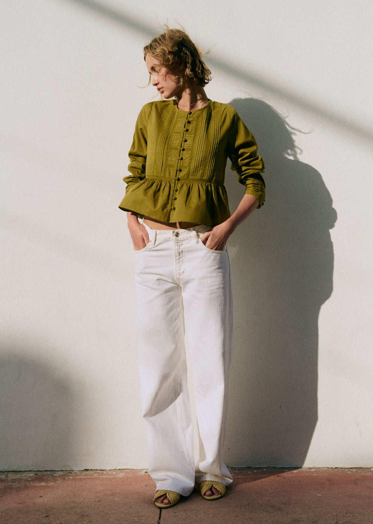 Blouse Charlina - Vert Olive